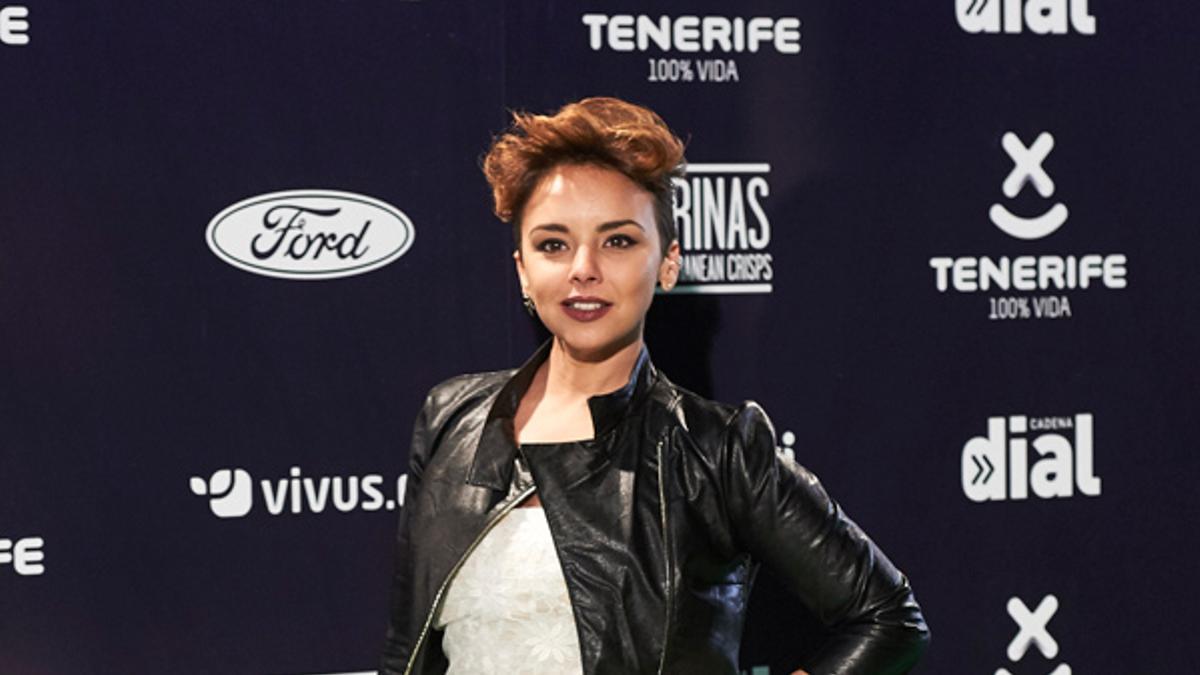 Chenoa en la gala de los premios Cadena Dial en Tenerife