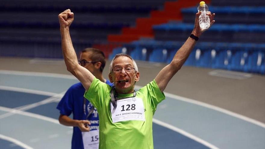 Adrián Yagüe, medalla de oro en 60 metros