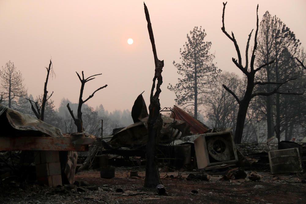 El devastador incendio de California, en imágenes