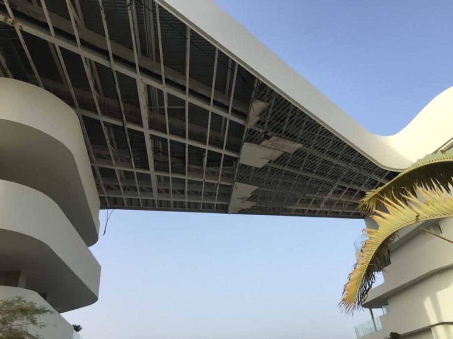 Las fuertes rachas de viento desde la noche del sábado han causado múltiples incidencias en todas las Islas, especialmente Tenerife y La Palma.