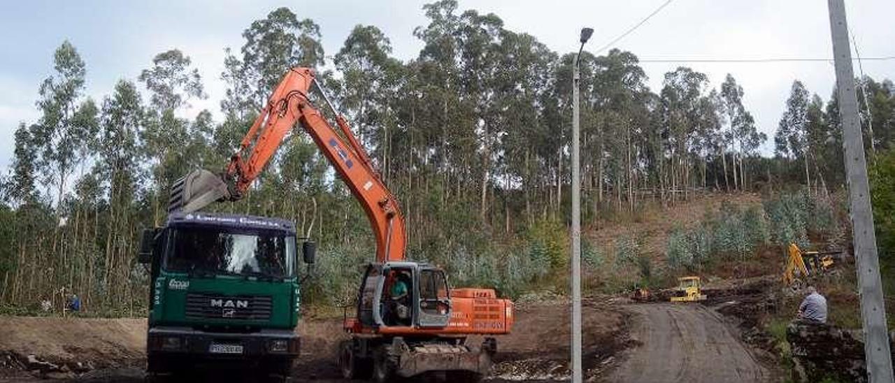 Obras de la A-57 en Pontevedra. // Rafa Vázquez