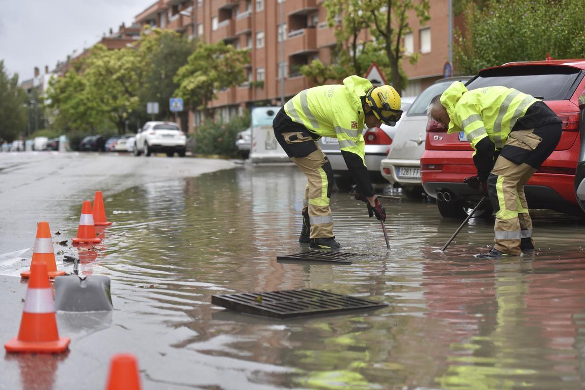 Precipitaciones en Huesca.