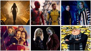 Fotogramas de ‘Alien Romulus’, Deadpool y Lobezno’, ‘‘Bitelchús, Bitelchús’, ‘Padre no hay más que uno 4: Campanas de boda’, Joker: Folie à deux‘ y Gru 4. Mi villano favorito’.