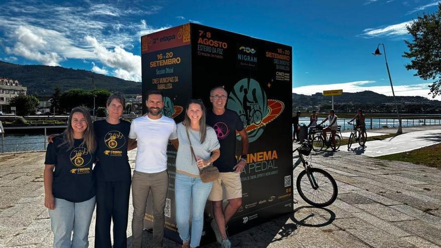 Nigrán celebra «Cinema a pedal», su primer festival de cine, con películas de veinte países