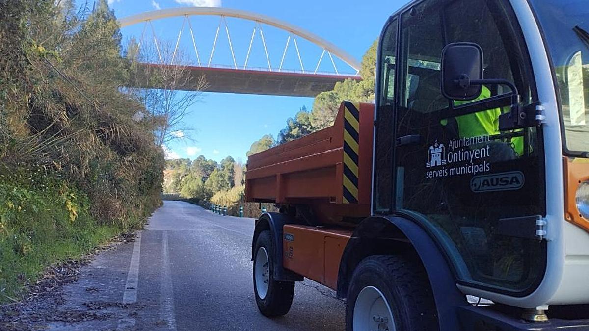 Camioneta para repartir sal.