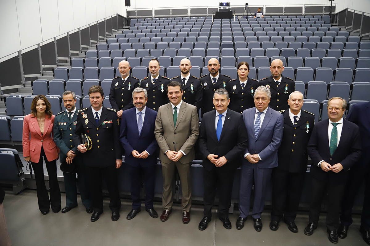 Entrega de medallas a mérito de la Policía Local de Andalucía en Córdoba