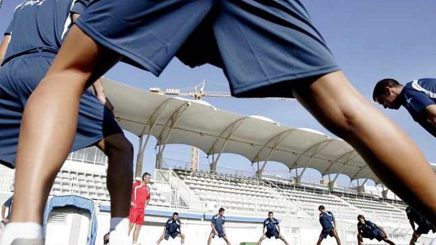 Imagen del campo de fútbol vilero Nou Pla.