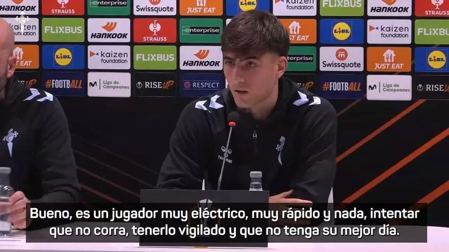 Javi Rodríguez: "Intentaremos que Endrick no tenga su mejor día"