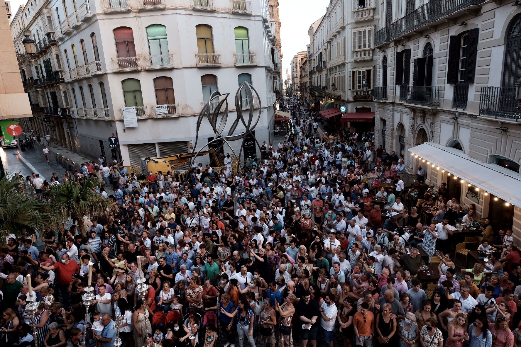 Procesión triunfal de regreso de la Virgen del Carmen de El Perchel.