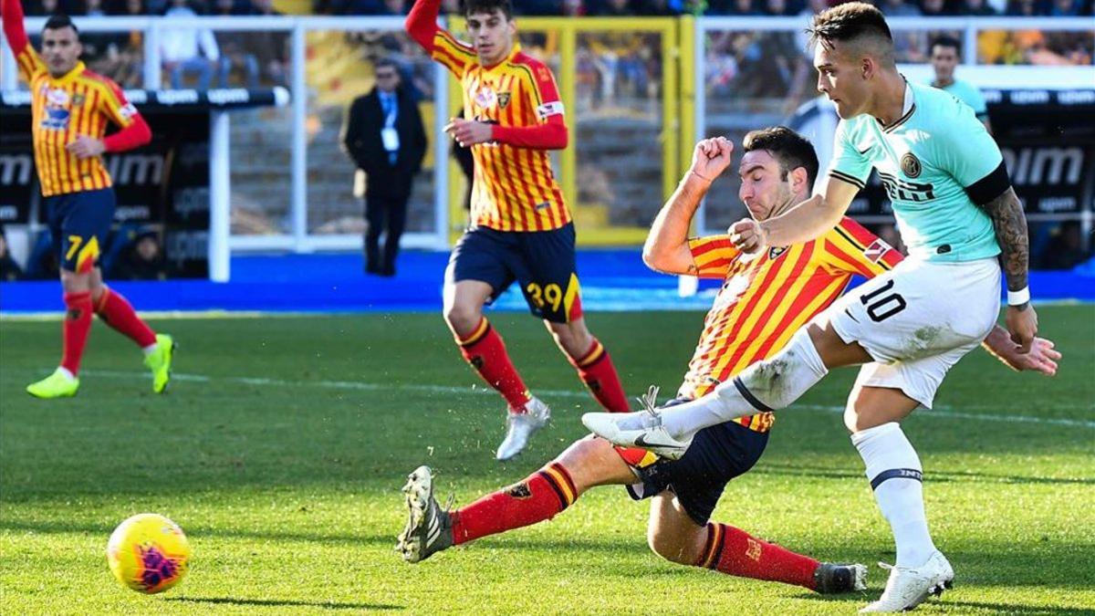 El Inter no pudo vencer al Lecce a domicilio