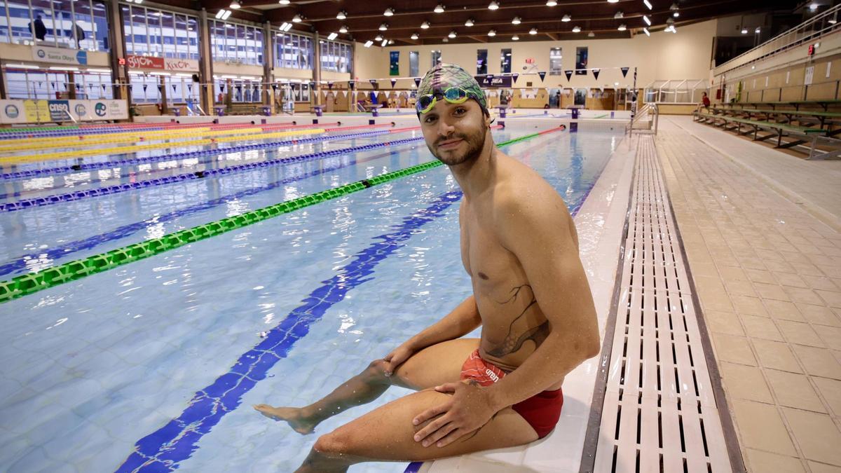 Jorge Otaiza, nadador internacional del CN Santa Olaya