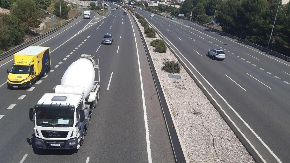 BALEARES.-La Federación de Transportes reclama suspender la reducción de velocidad a 80 km/h en la Vía de Cintura