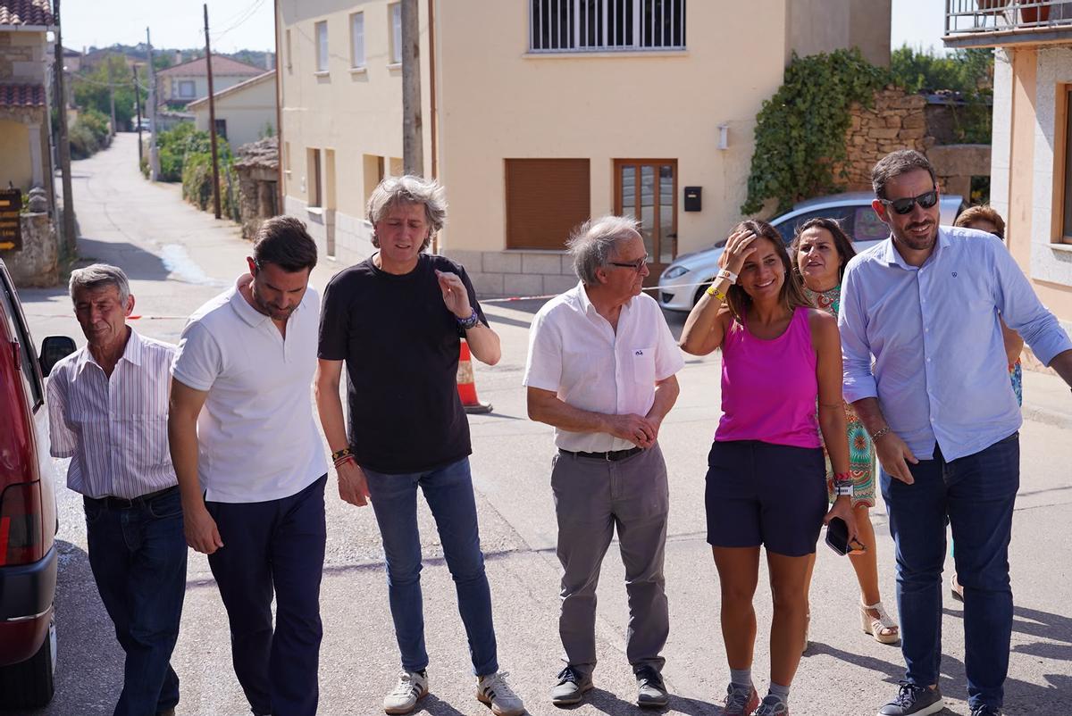 GALERÍA | Carlos Martínez visita los pueblos afectados por el incendio de Sayago GALERÍA | Carlos Martínez visita los pueblos afectados por el incendio de Sayago