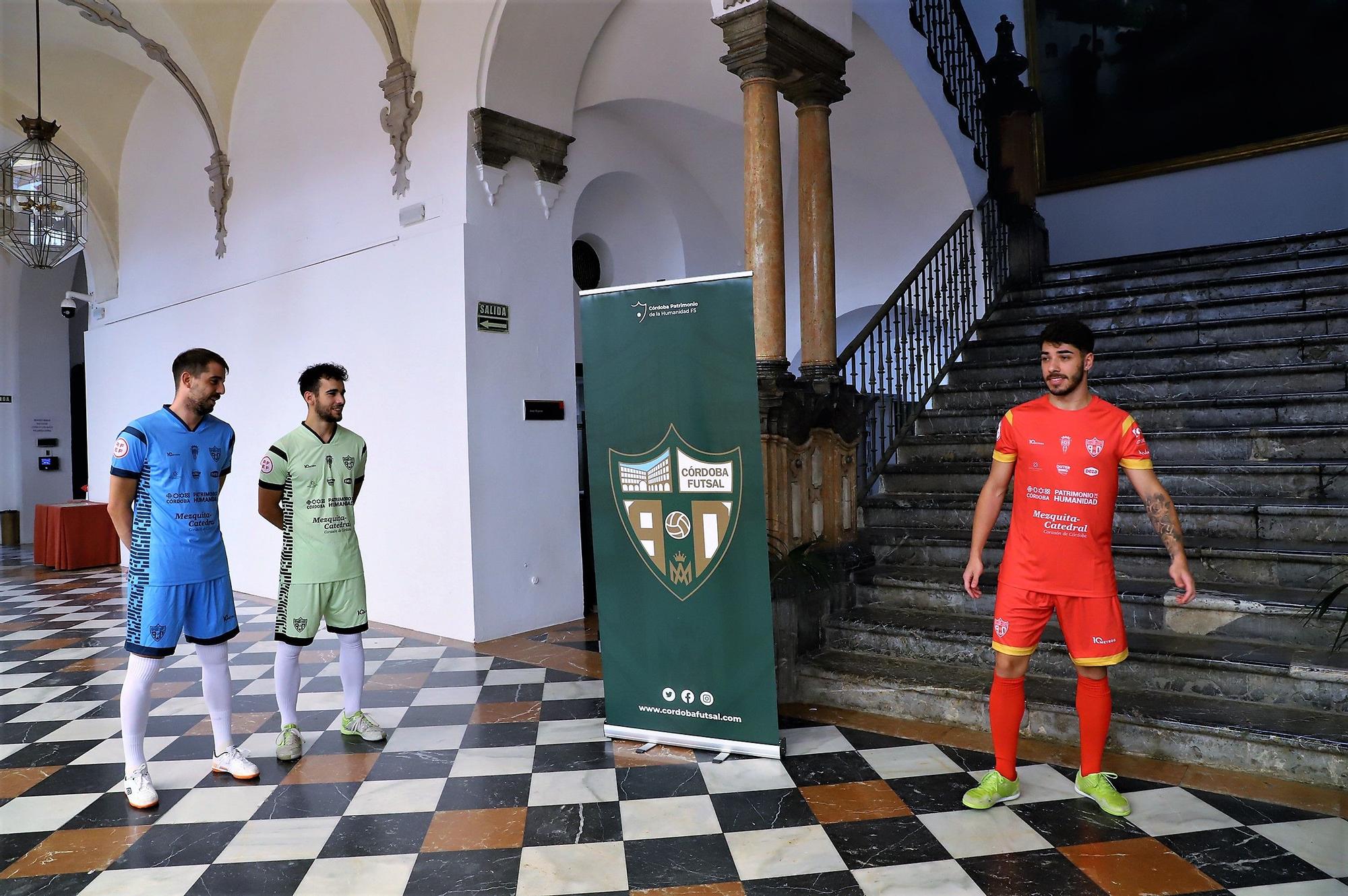 Así son las camisetas del Córdoba Futsal para la temporada en Primera División