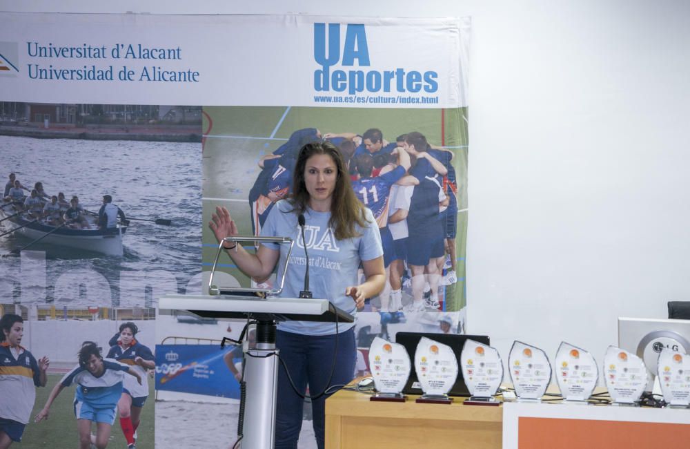 Reconocimiento a los deportistas de la UA