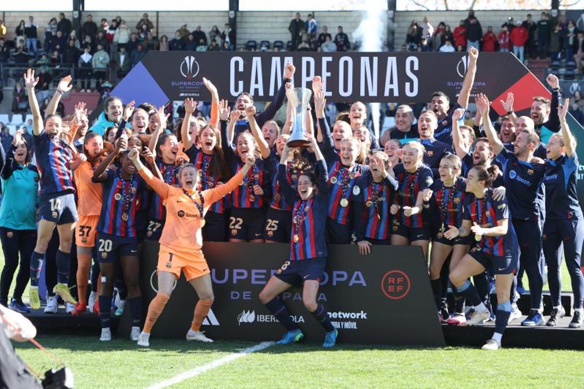 Las mejores imágenes del triunfo del Barça en la final de la Supercopa