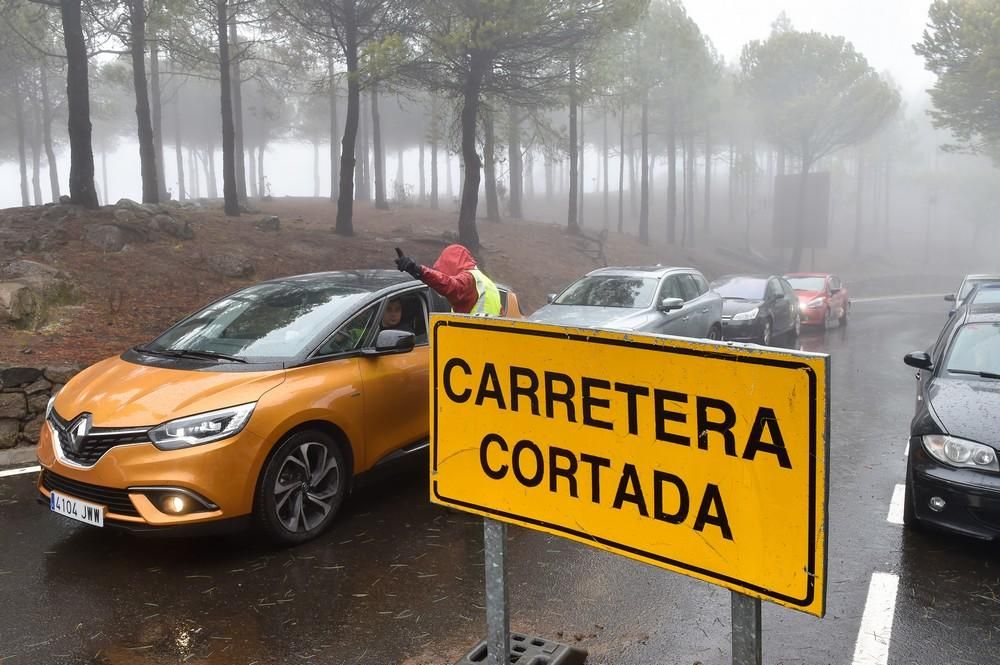 Nieve en Gran Canaria (01/02/2018)