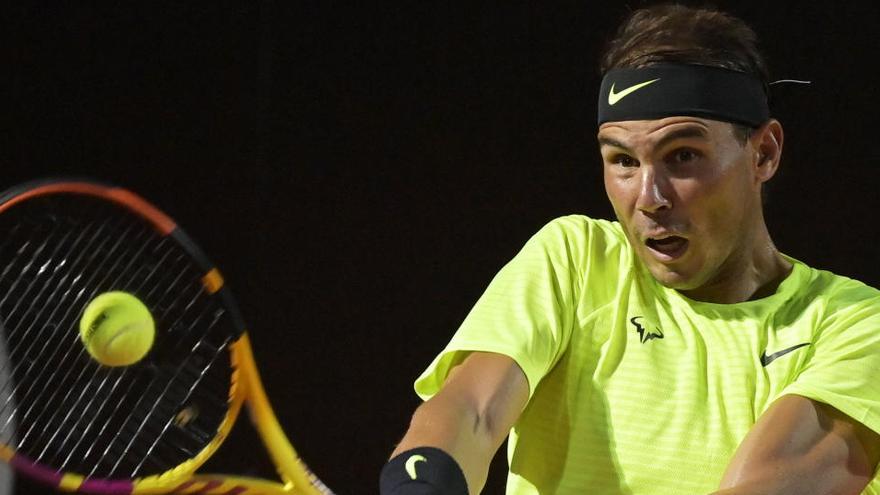 Rafa Nadal, durante el Open de Roma