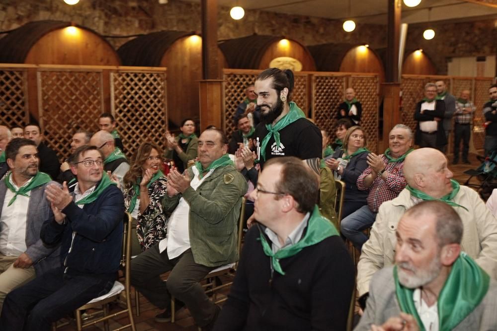 Gala de entrega de premios de "Gijón de sidra" en el Llagar de Castiello