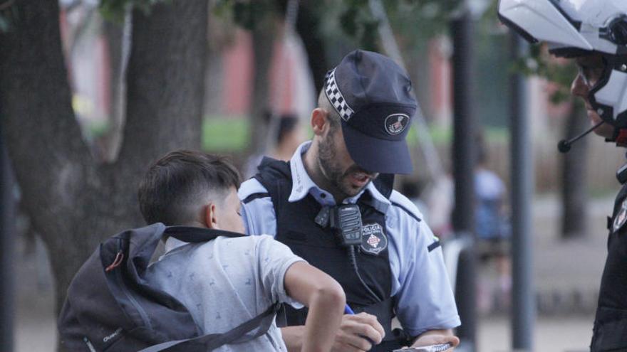 Agents de la policia.