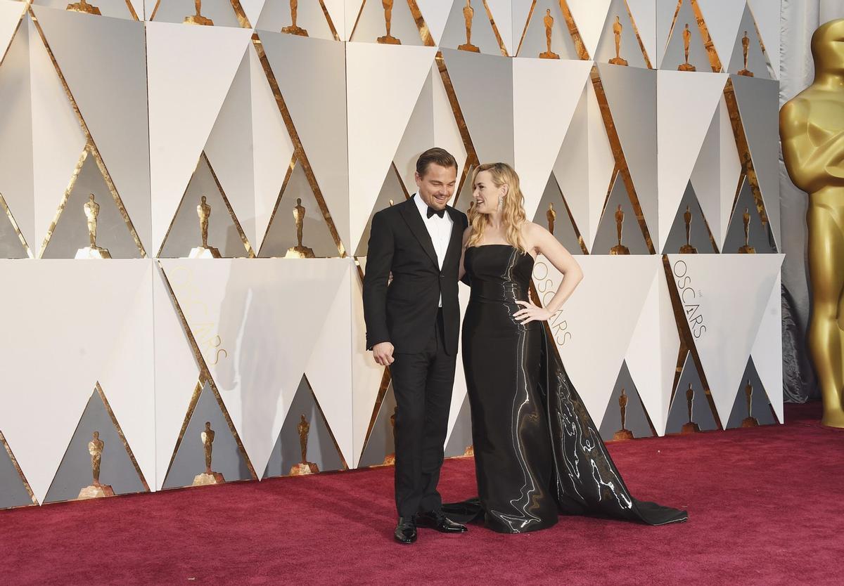 Premios Oscar 2016: Leonardo DiCaprio y Kate Winslet