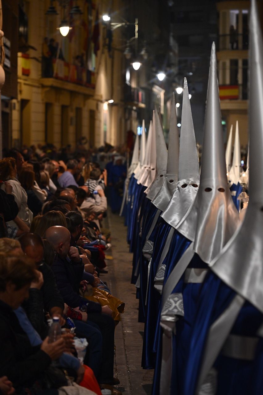 Las imágenes de la procesión del Cristo de la Misericordia y Virgen del Rosario en Cartagena