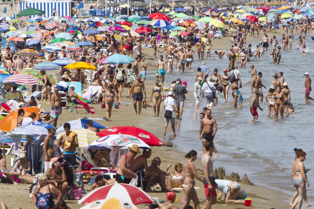 Finde de fuerte calor en Valencia