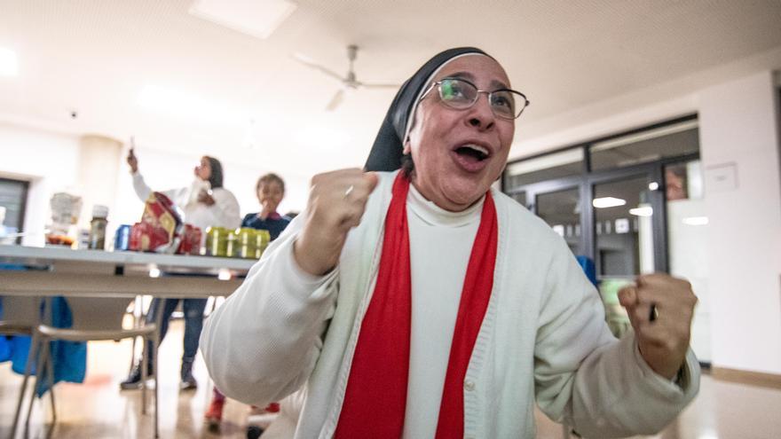 El Convent de Santa Clara viu amb eufòria la semifinal del Mundial