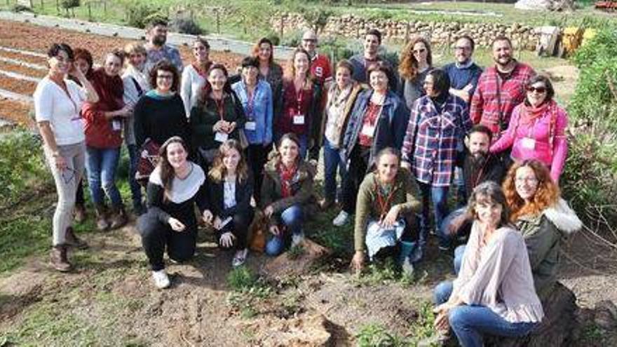 Asistentes a la jornada organizada por Cáritas Diocesana de Ibiza y Formentera.