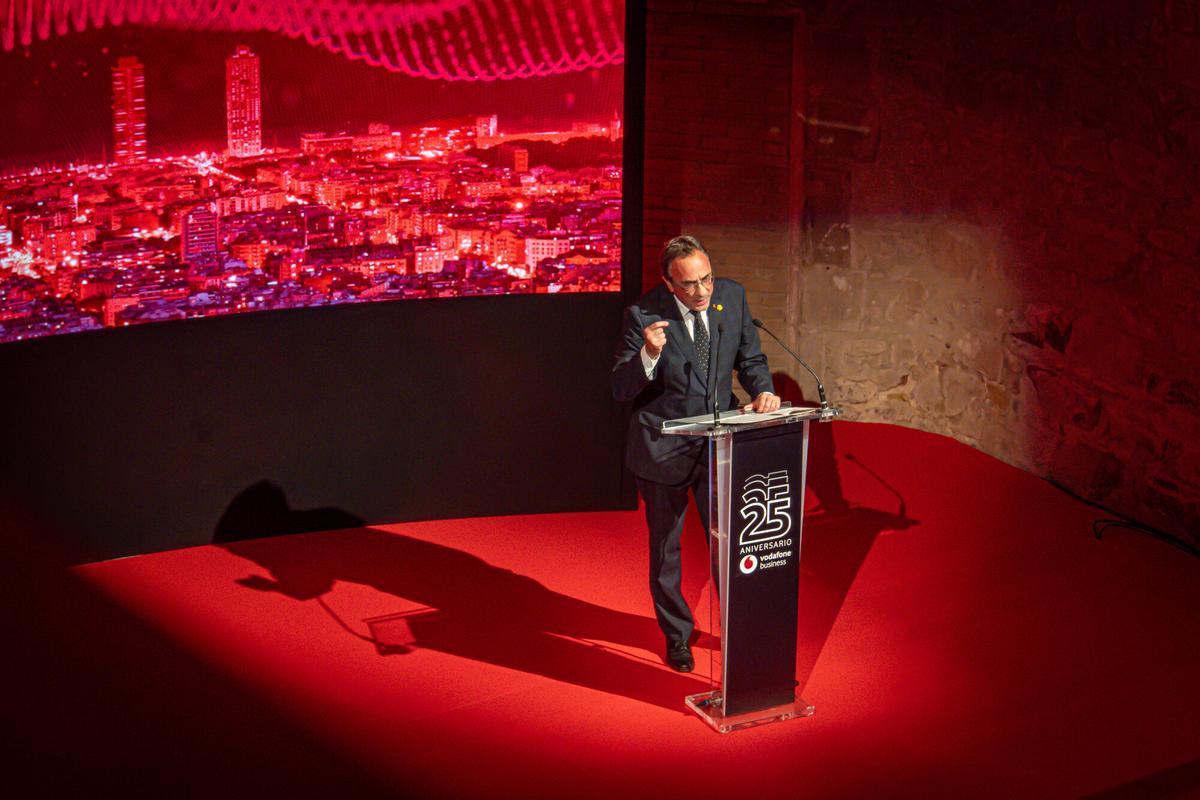 Barcelona, 30/10/2025 Economía.  Gala 25 aniversario Vodafone, Catalunya. Josep Rull President del Parlament de Catalunya. AUTOR: MANU MITRU