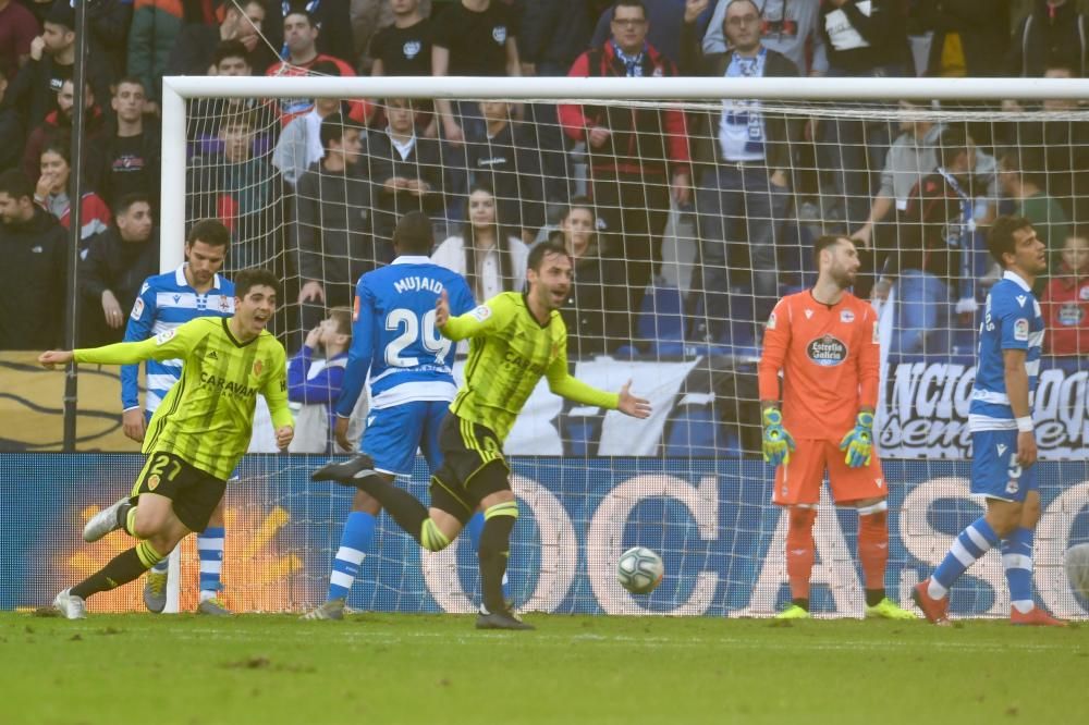 El Dépor cae 1-3 ante el Zaragoza