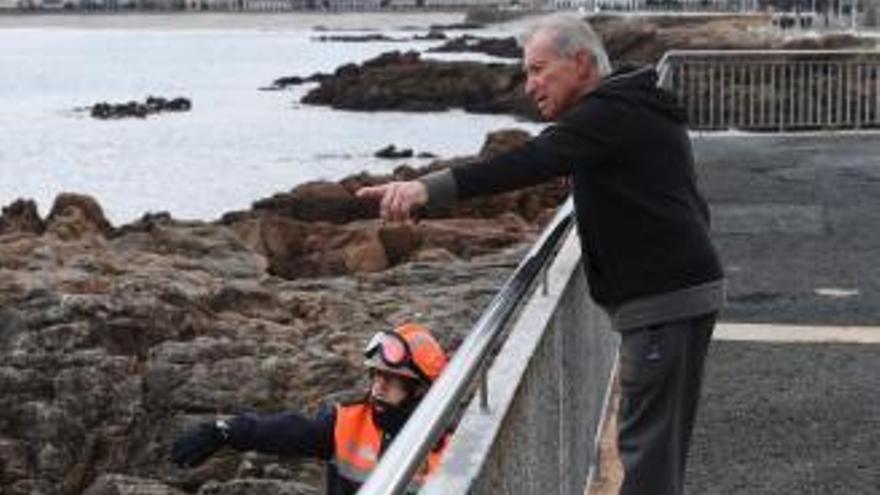 Hallado el cuerpo de la joven ourensana arrastrada por el mar en A Coruña hace 10 días