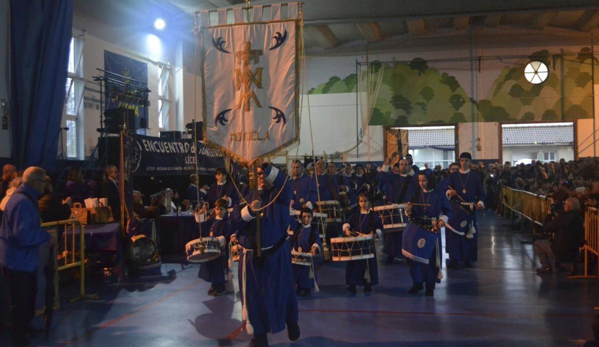 La cofradía de Moyuela fue una de las participantes en el encuentro. | SERVICIO ESPECIAL