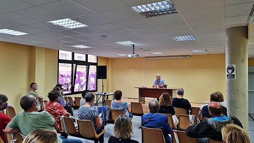 Gustavo Duch impartió una conferencia sobre ’Huertos en libertad’. | SERVICIO ESPECIAL