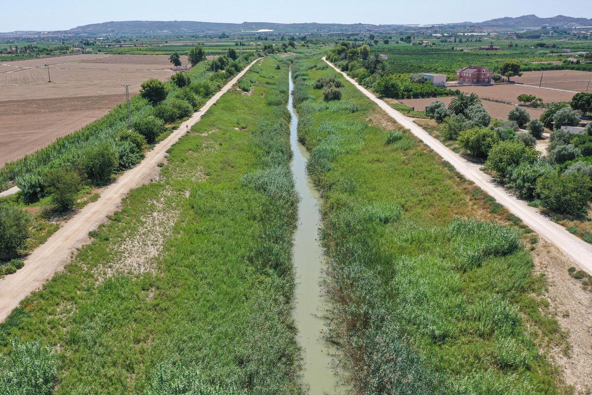 Cauce del Segura a su paso de Molins