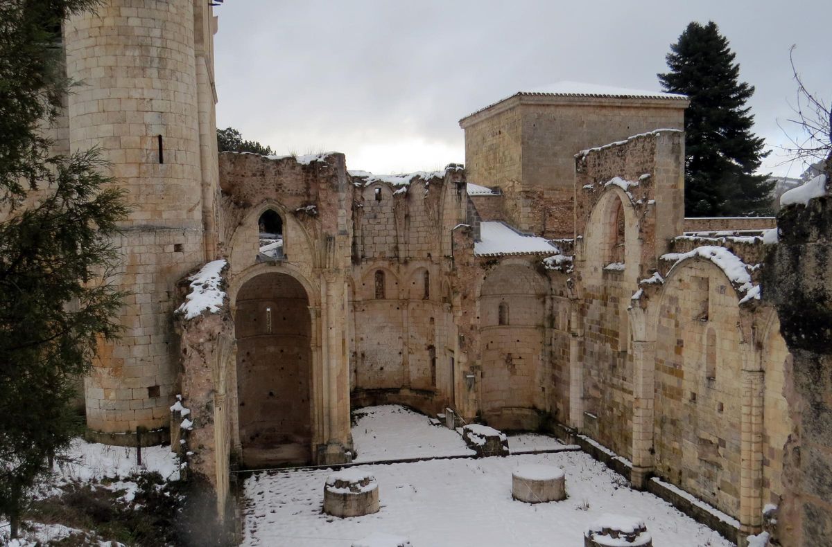 Ruinas del monasterio de San Pedro de Arlanza (Hortigüela, Burgos).