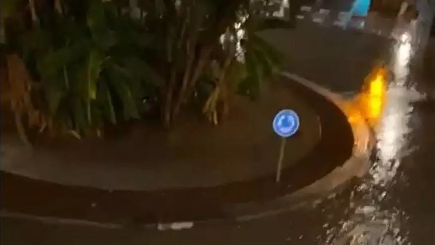 Inundaciones en la avenida Valencia de Castelló