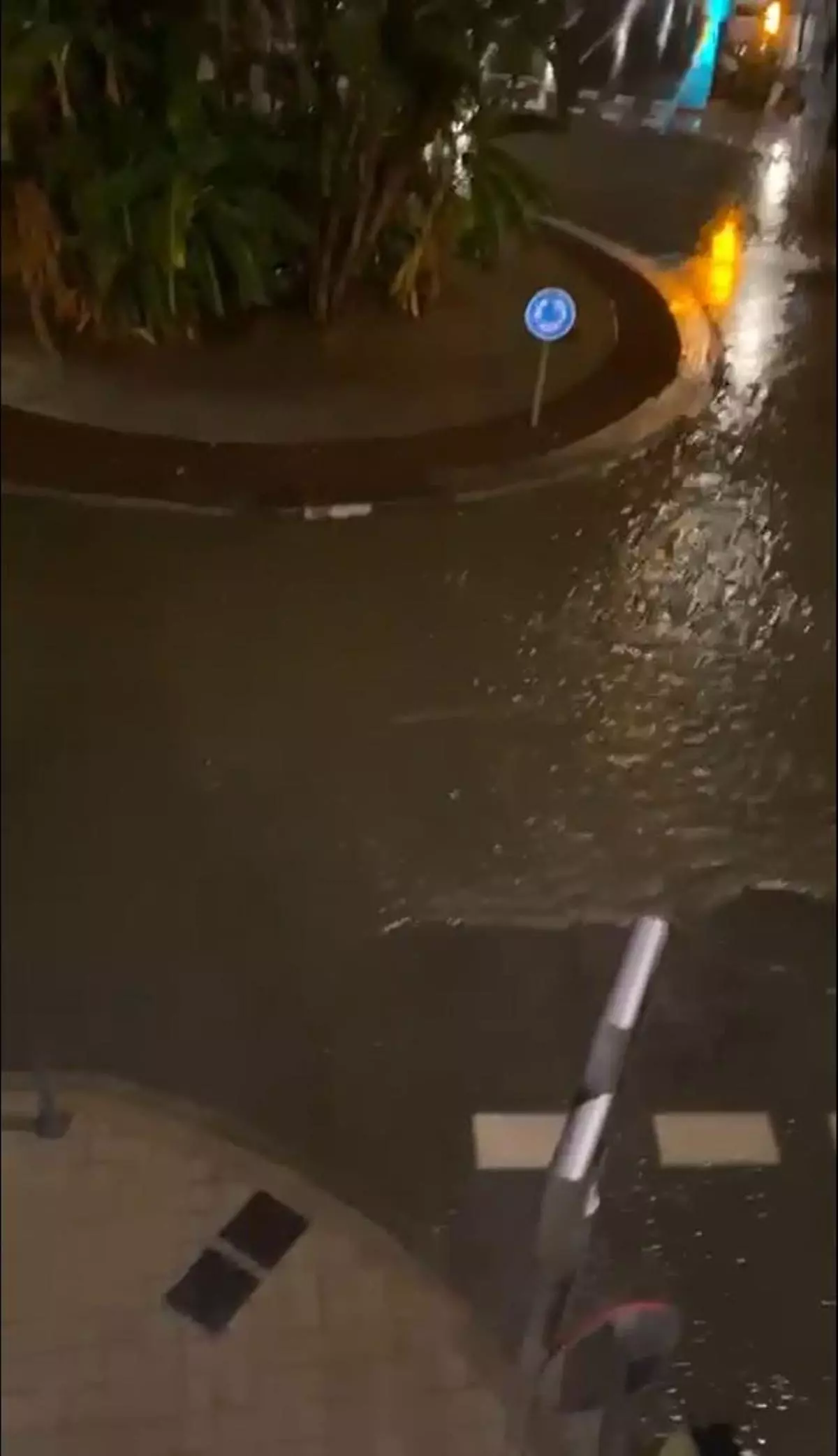 Inundaciones en la avenida Valencia de Castelló