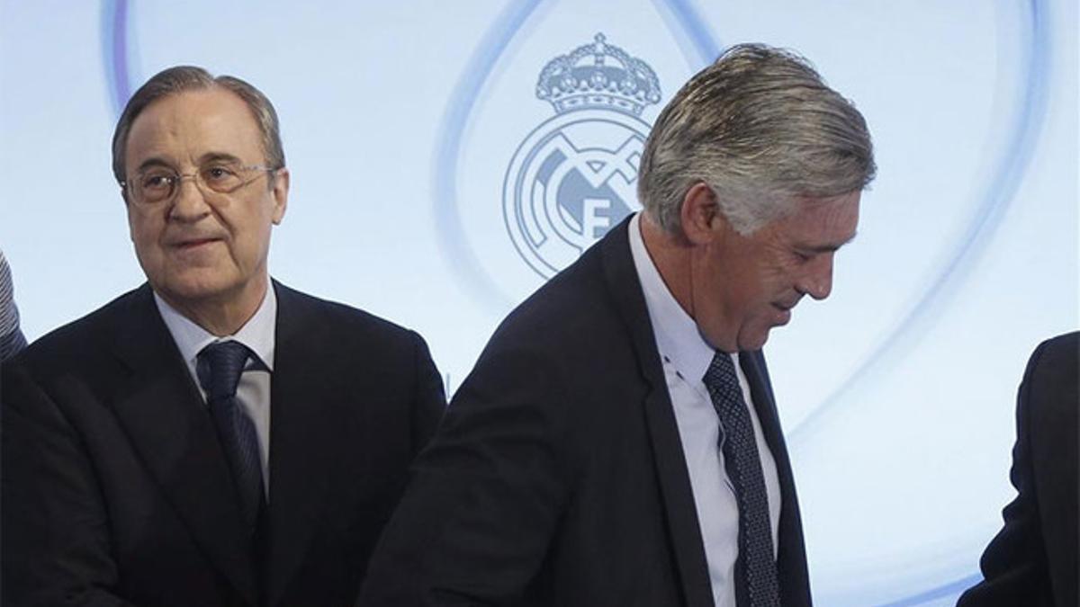 Ancelotti solo le ha durado dos temporadas a Florentino