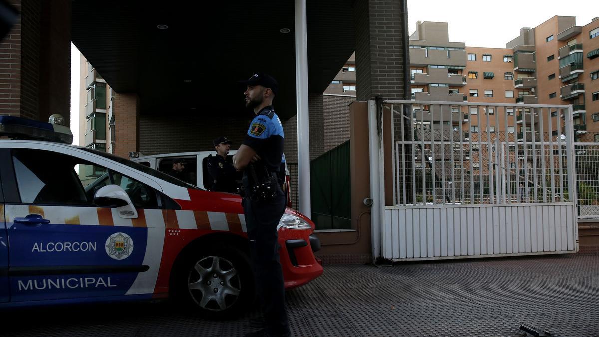 La policía de Alcorcón, en una foto de archivo.