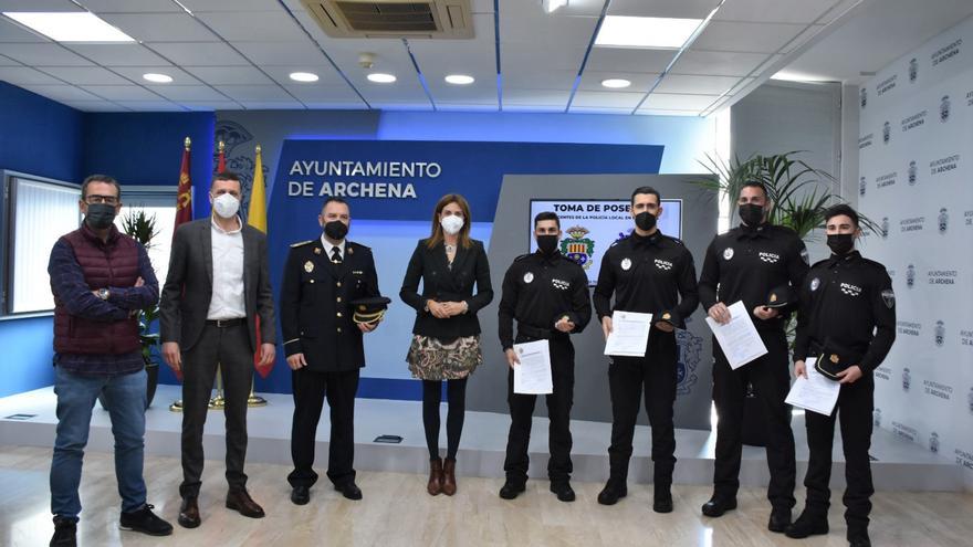 La plantilla de la Policía Local de Archena crece a casi una treintena de agentes