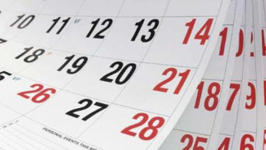 El calendario laboral de 2018 tendrá doce días festivos