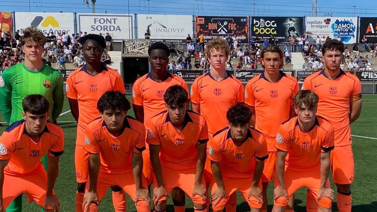 Este es el equipo que Pol Planas alineó en el campo del Constancia