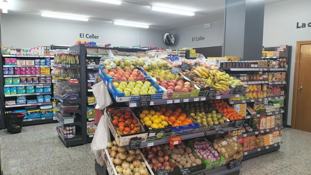 Fruita en un supermercat