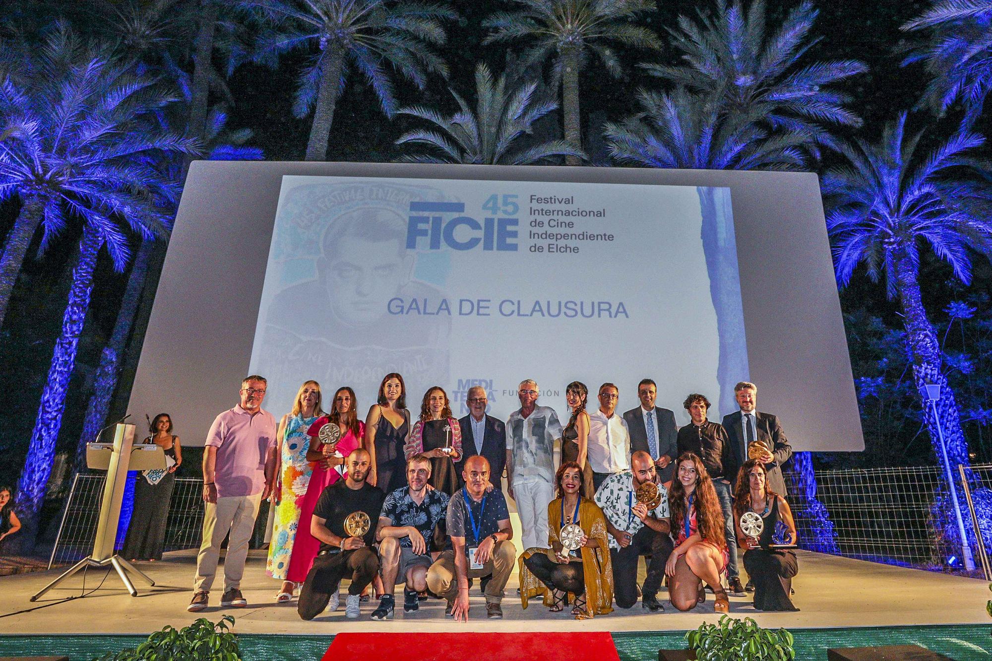 Clausura del Festival de cine internacional de Elche.