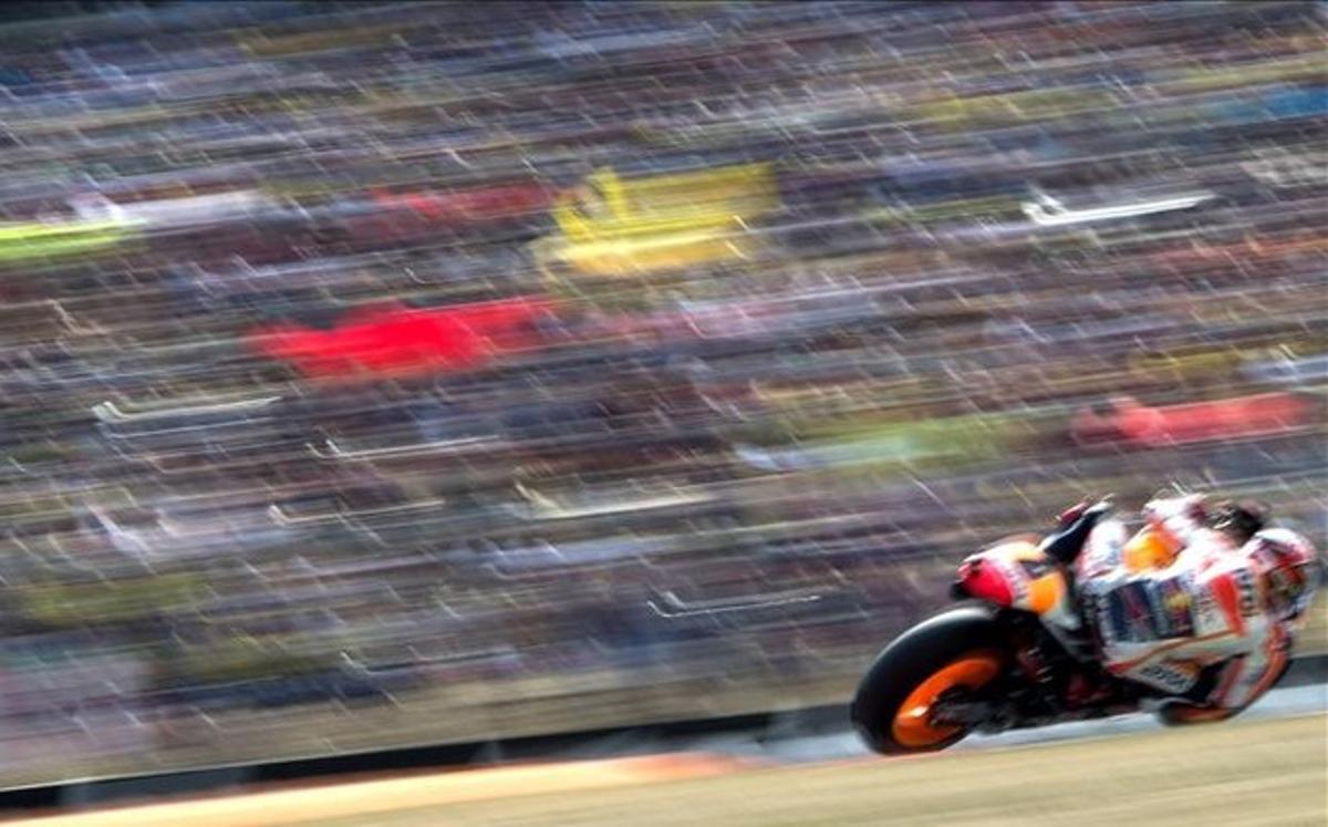 Marc Márquez ha entrado en acción con el mejor crono