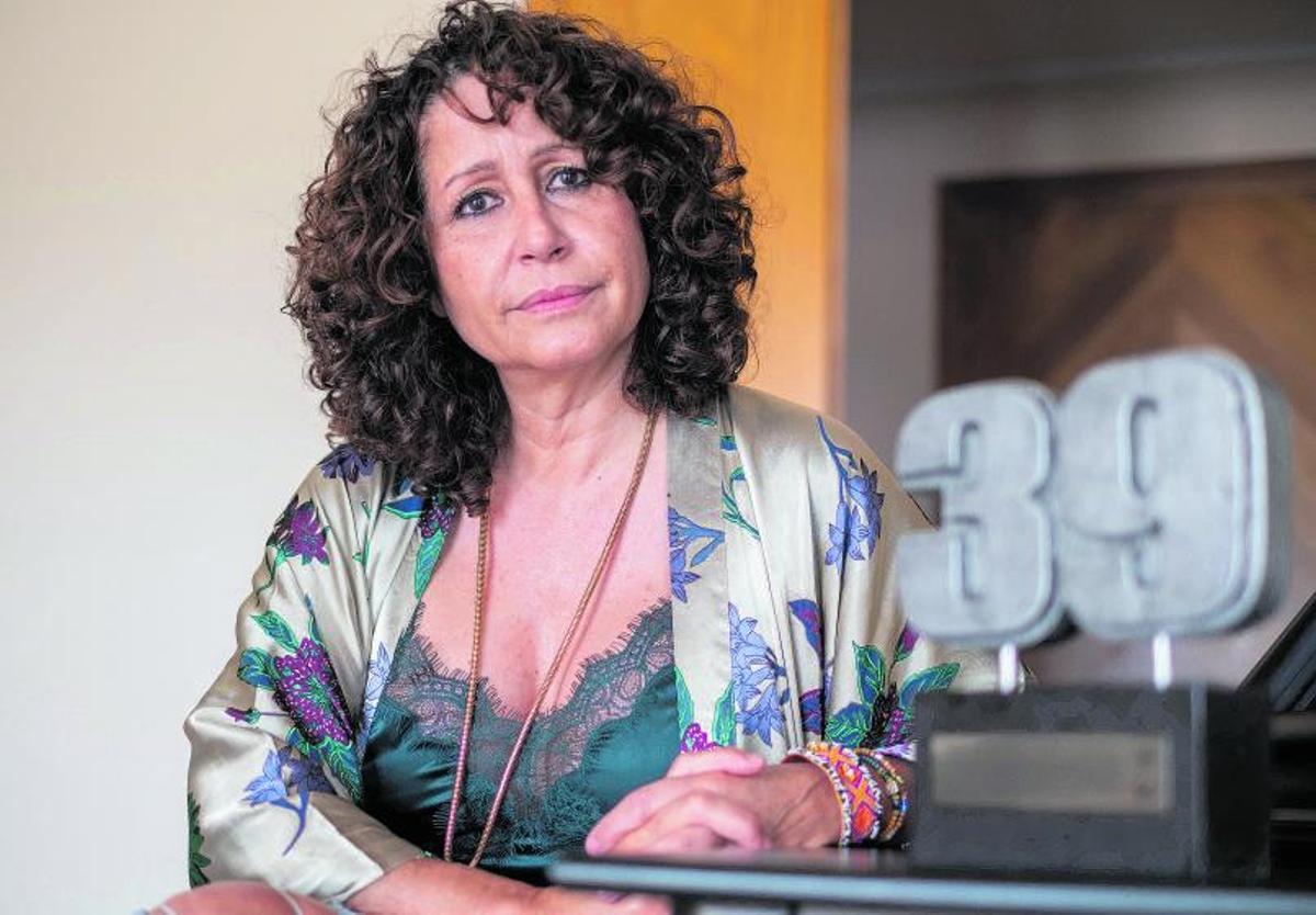 Maria Horrach, durante la entrevista con este diario. | GUILLEM BOSCH