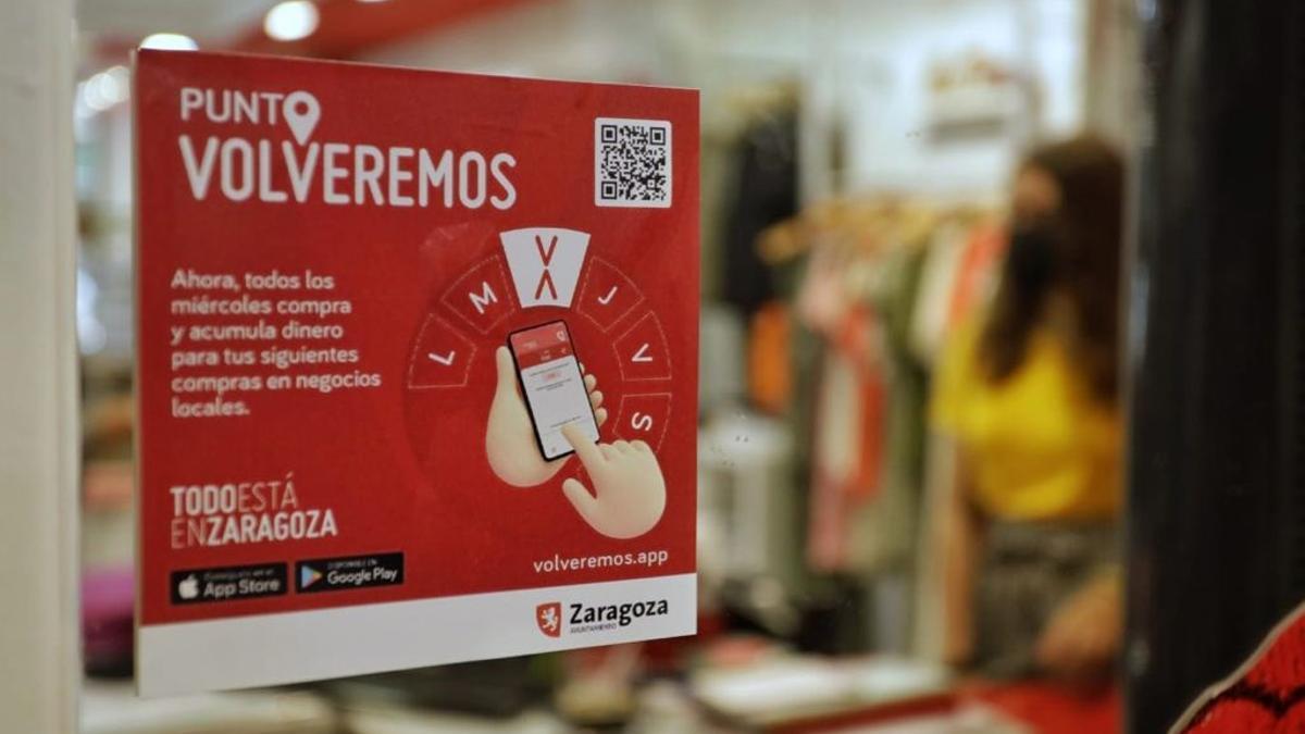 Un establecimiento zaragozano adherido al programa 'Volveremos'.