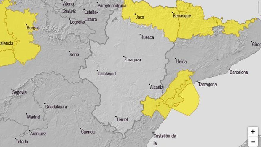 Alerta amarilla este domingo por viento en el Pirineo oscense