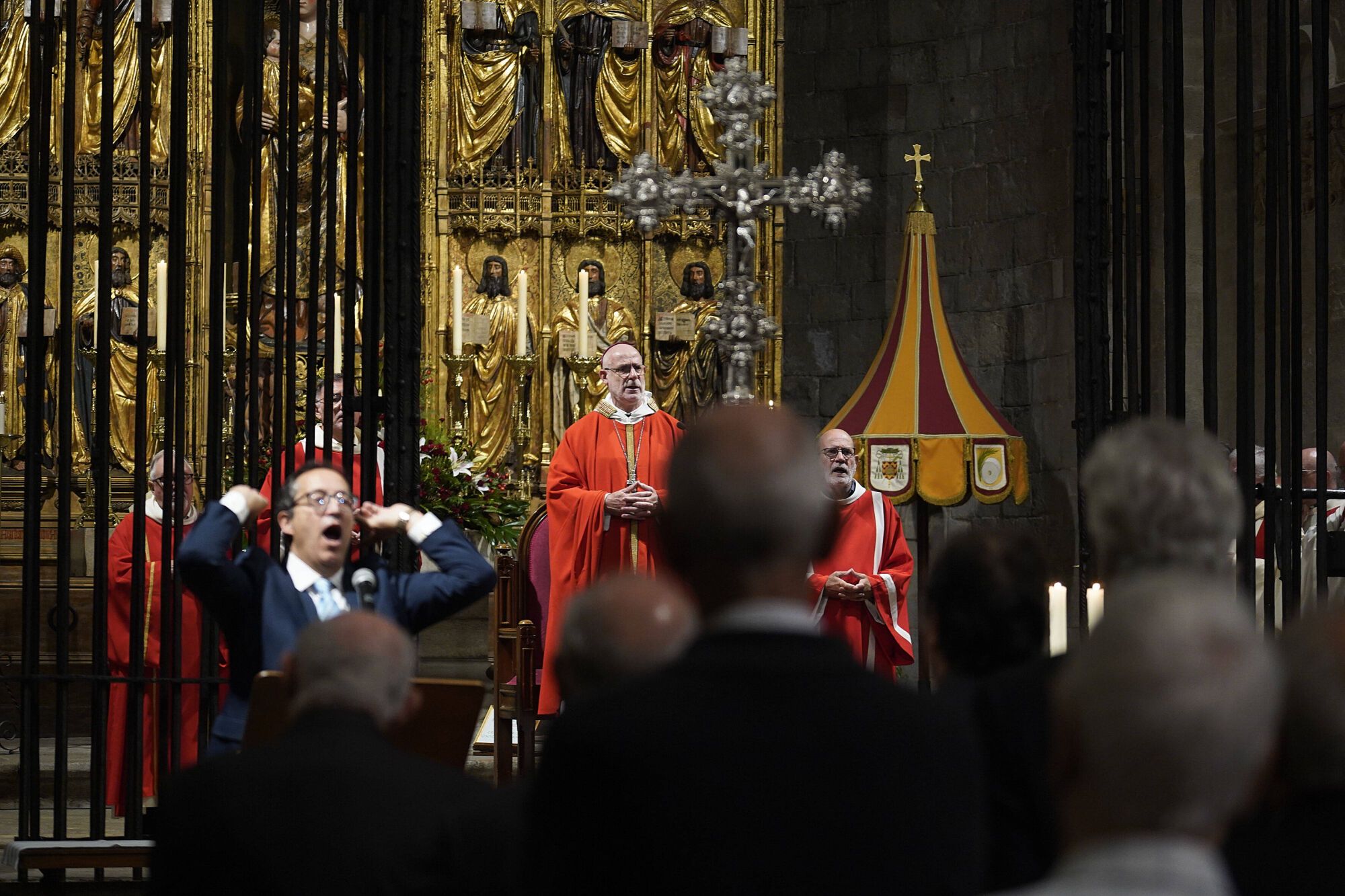 Girona Basílica de Sant Feliu missa de Sant Narcís El Bisbe de Girona evoca Sant Narcís per combatre "la guerra, la fam i la manca d'una vida digna"